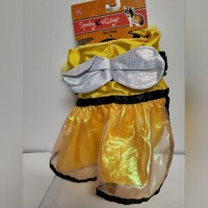 NEW - Bee Dress 2 piece Pet Dog Clothes Size XS